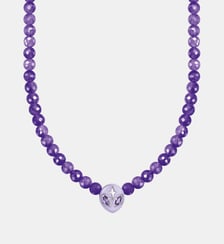 Chaîne de Beads ornée d’une tête d’alien et d’émail à froid violet Thomas Sabo