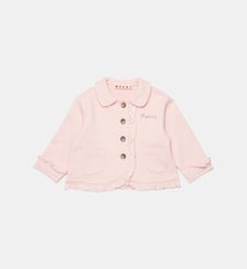 Veste avec volants et logo Marni
