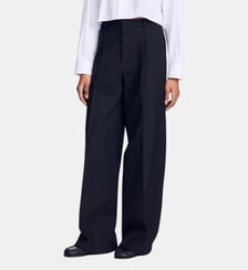 Pantalon large à rayures Sandro