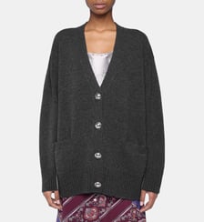 Cardigan ample à manches longues Rabanne