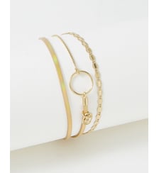 bracelet cuirs et chaines Tabatha Disco Flowers for Zoe