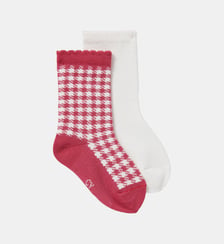 Lot de 2 paires de chaussettes vichy Cyrillus