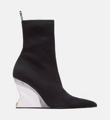 Bottines Wedge en maille Balmain