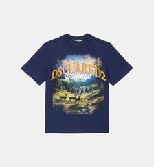 T-shirt avec logo imprimé Dsquared2