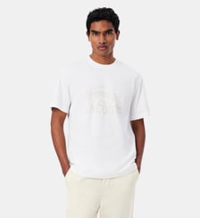 T-shirt coton imprimé Lacoste