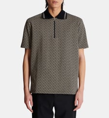 Polo en jacquard monogramme PB Labyrinthe Balmain