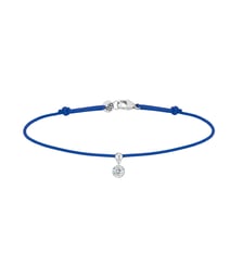 Bracelet Cordon BB - Diamant solitaire 0,15ct - Or blanc 750‰ La Brune & La Blonde