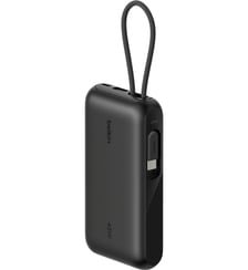 Batterie externe 10K 45W avec cable intégré Noir Belkin