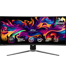 Ecran PC Gamer MPG 341CQPX 34" Incurvé 1800R UWQHD 240Hz QD-OLED HDMI 2.1 USB-C 90W Adaptive-Sync MSI
