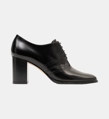 Flint - Derbies En Cuir Brossé Noir Parallèle