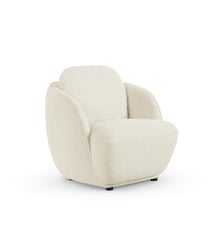 Fauteuil boule tissu bouclette AM.PM