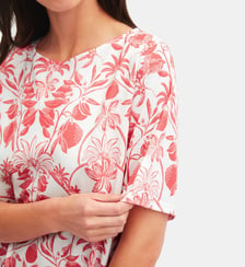 Chemise de nuit à manches courtes, longueur 95 cm Favourites Beach Calida