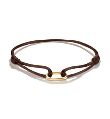 Bracelet textile à charms braun Thomas Sabo