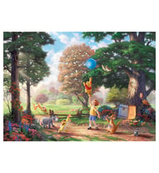 Poster Disney x Thomas Kinkade - Disney - Winnie the Pooh II Poster & Frame