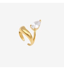 Bague plaquée or - chacha Caroline Najman