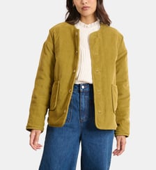 Veste courte réversible en velours côtelé BRANDY Garance Paris