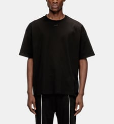 T-shirt en coton décontractée avec broderie Oval D Diesel
