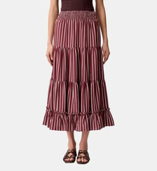 Jupe longue rayée Claudie Pierlot