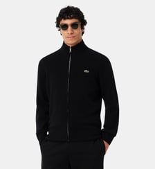 Pull zippé laine Lacoste