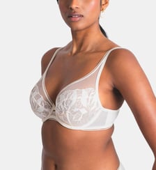 Soutien-gorge armaturés grande taille Sin milk Maison Lejaby