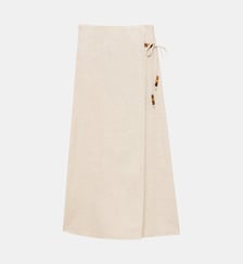 Jupe longueur midi portefeuille uni JAY La Petite Etoile