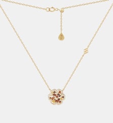 Collier Flora Brune Or Jaune PIAPARIS