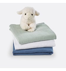 Lot de 3 maxi langes gaze de coton La Redoute Interieurs