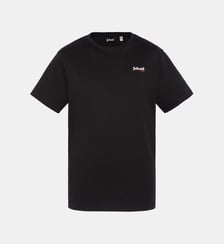 T-shirt noir brodé enfant Schott