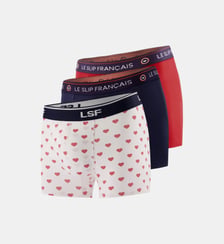 Lot de 3 boxers en coton Le Slip Francais