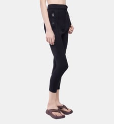 Pantalon capri en néoprène Rabanne