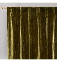 Rideau panne de velours pattes cachées La Redoute Interieurs