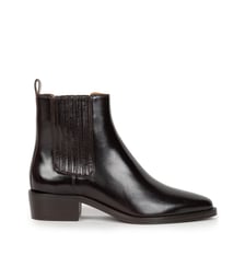 Bottines Plates Georgia Cuir Bobbies