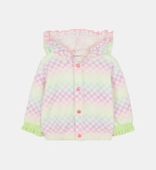 Sweat zippé à capuche Billieblush