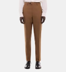 Pantalon de costume ajusté en laine Fursac