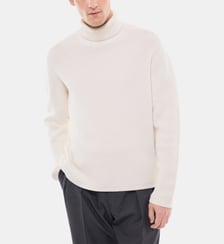 Pull en laine certifiée et coton Fursac