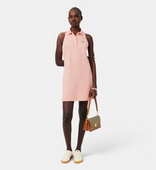 Robe polo sans manches en Piqué Lacoste