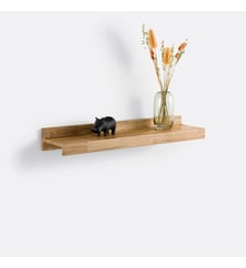 Etagère murale, en chêne massif, longueur 80 cm La Redoute Interieurs