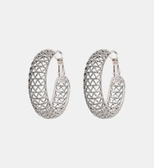 Boucles d'oreilles créoles   doré à l'or fin - Betty Satellite