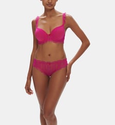 Soutien-gorge spacer décolleté plongeant - Rose Hibiscus Simone Pérèle