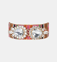Bracelet manchette perles tissées avec charm central INKA Hipanema