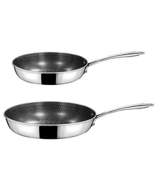Virtuo - Lot de 2 poêles 24-28cm Cuisinox