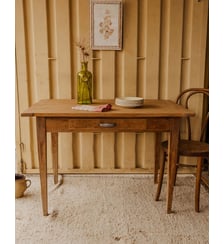 Table à manger en bois Romy N°1550- Produit chiné Debongout