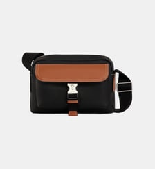 Petit sac bandoulière Maurice en toile enduite Le Tanneur