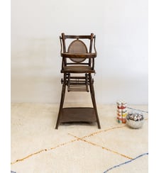 Chaise haute pour enfant en bois Ernestine N°281- Produit chiné Debongout