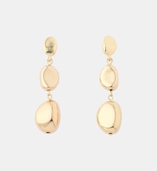 Boucles d'oreilles pendantes 3 galets - Collection Recyclée Balaboosté