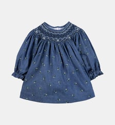 Robe - Nuage coton smocks motif à fleurs Tartine Et Chocolat