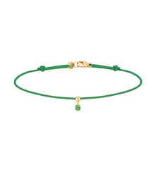 Bracelet Cordon BB - Tsavorite 0,13ct - Or jaune 750‰ La Brune & La Blonde