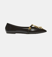 Ballerines Sync en cuir d’agneau brillant Balmain