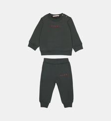 Ensemble de survêtements en polaire avec logo institutionnel Marni