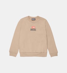 Sweat-shirt col rond avec logo Diesel Kids